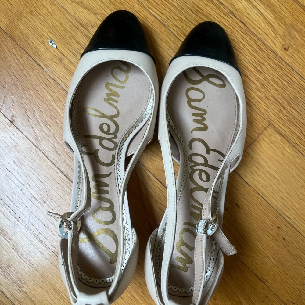 Sam Edelman Women's Black and Cream Shoes